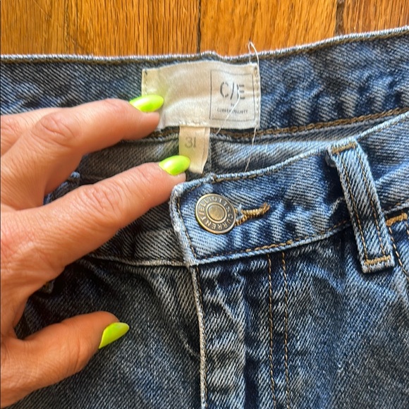 Current/Elliott Women's Blue Wide-Leg Jeans - Picture 2 of 4